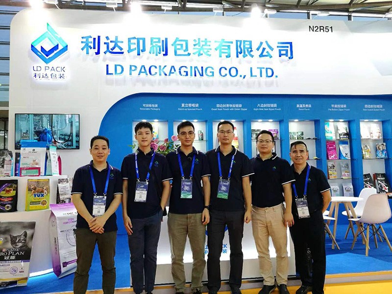 Recyclable packaging pouch is LD PACK’s key product in the 23rd Asian pet exhibition