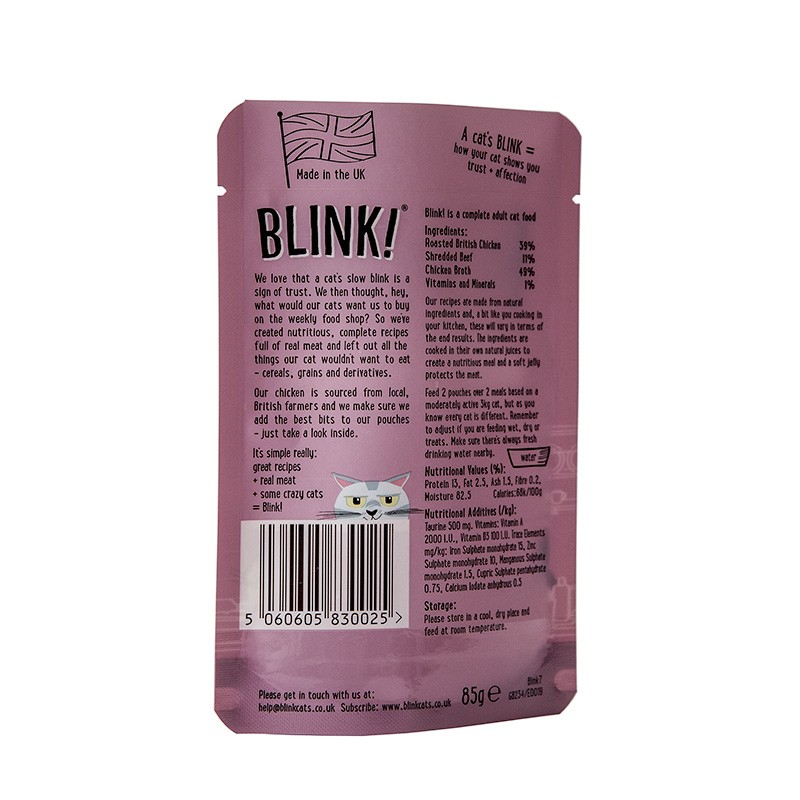 Retort Stand Up Pouches For Wet Pet Foods