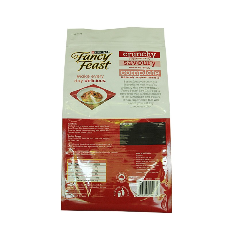 Quad Seal Bags For Cat Food Dog Food
