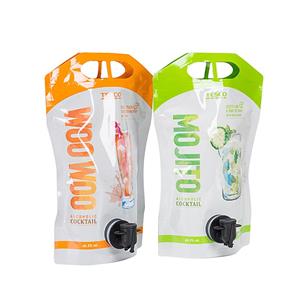 Stand Up Pouch With Valve Packaging For Liquor