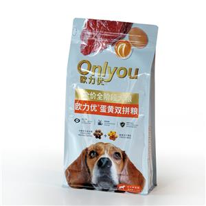 Box Pouches With Press-to-close Zipper For Pet Food