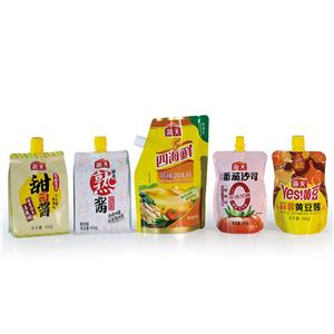 Spout Pouch Squeeze Pouch-Sauces Packaging